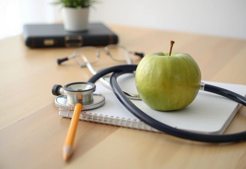 Arbeitsutensilien eines Nutriologen